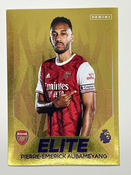 313 Pierre-Emerick Aubameyng Elite Sticker Arsenal Premier League 2021 Football Sticker