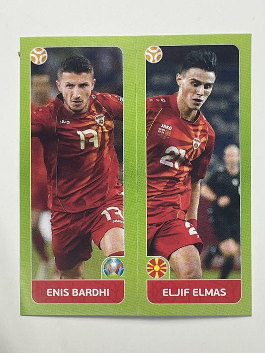 313a:b. Enis Bardhi & Eljif Elmas (North Macedonia) – Euro 2020 Stickers