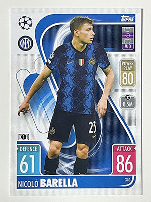 340.-Nicolo-Barella-FC-Internazionale-Milano-Match-Attax-2021-22-Topps-Football-Card
