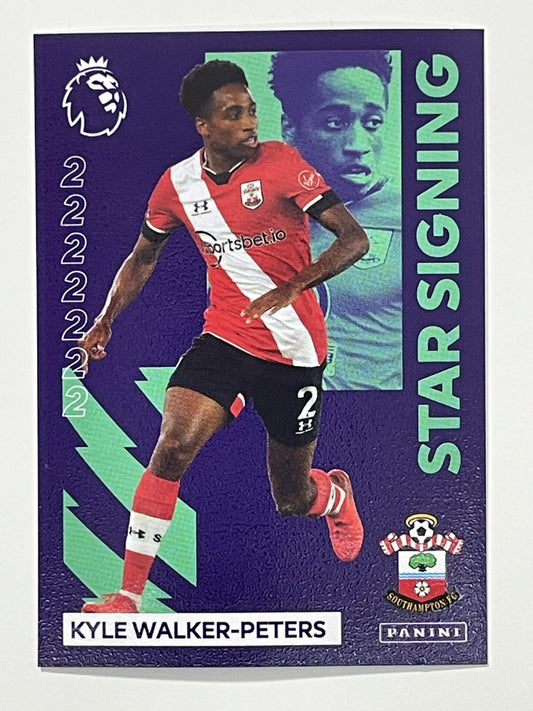 348 Kyle Walker-Peters Star Signing Sticker Southampton Premier League 2021 Football Sticker