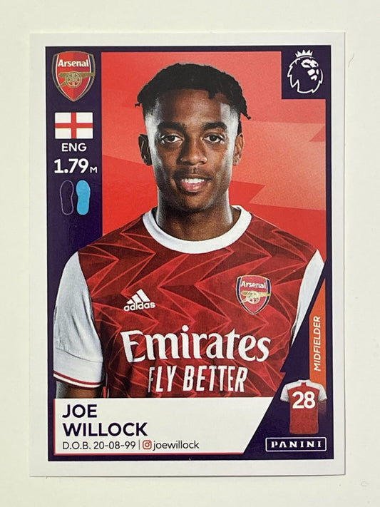 38 Joe Willock Sticker Arsenal Premier League 2021 Football Sticker