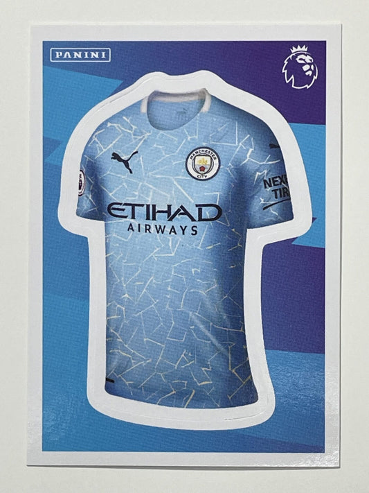 394 Home Shirt Sticker Manchester City Premier League 2021 Football Sticker