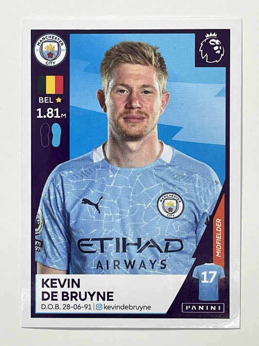 397 Kevin De Bruyne Sticker Manchester City Premier League 2021 Football Sticker