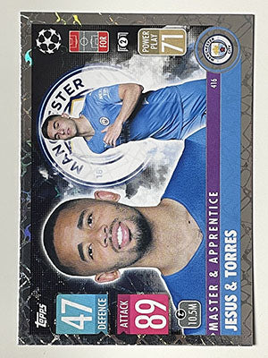 416.-Gabriel-Jesus-Ferran-Torres-Master-Apprentice-Match-Attax-2021-22-Topps-Football-Card