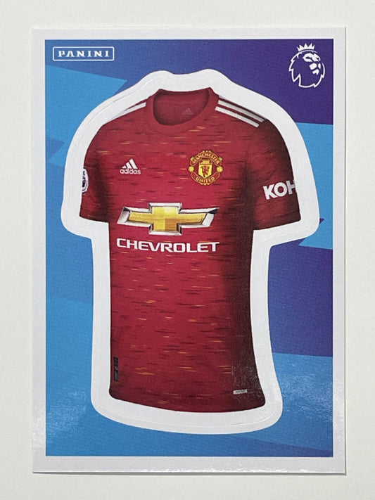 423 Home Shirt Sticker Manchester United Premier League 2021 Football Sticker