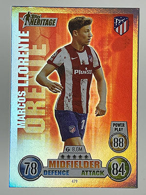 479.-Marcos-Llorente-Heritage-Atletico-de-Madrid-Match-Attax-2021-22-Topps-Football-Card