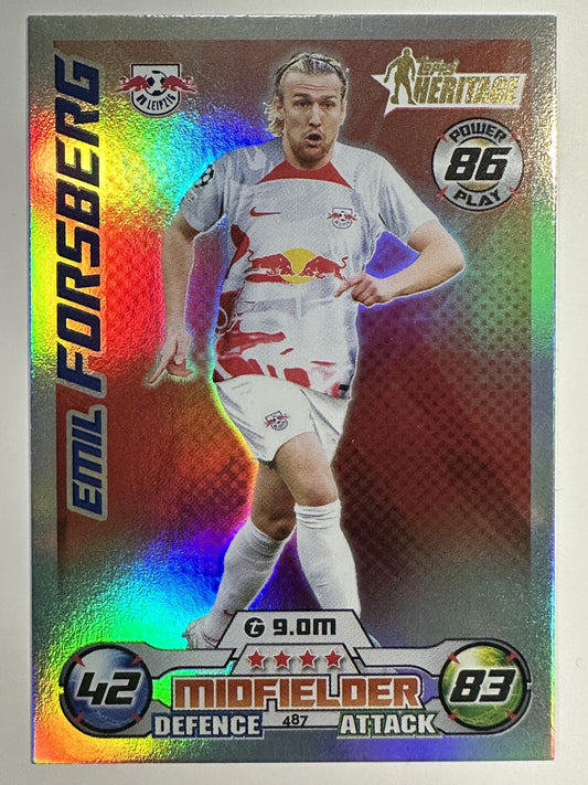 487 Emil Forsberg Heritage (RB Leipzig) Topps Match Attax 2022:2023 Card