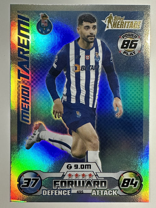 495 Mehdi Taremi Heritage (Porto) Topps Match Attax 2022:2023 Card