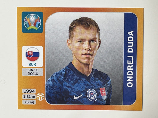 502. Ondrej Duda (Slovakia) – Euro 2020 Stickers