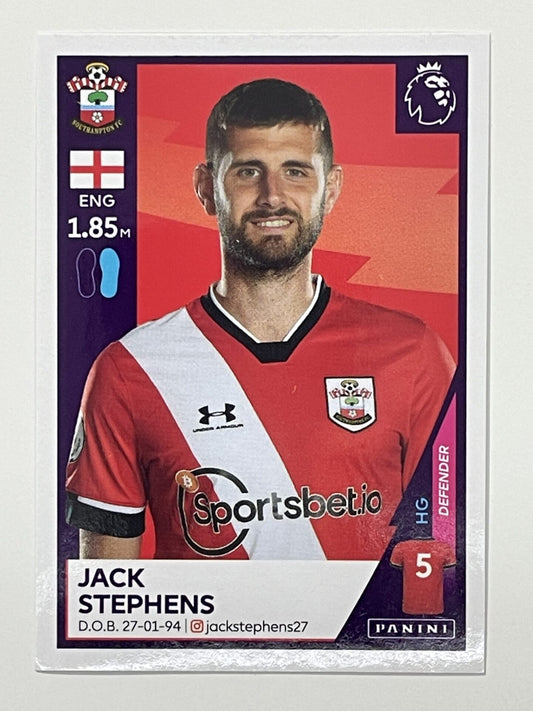504 Jack Stephens Sticker Southampton Premier League 2021 Football Sticker