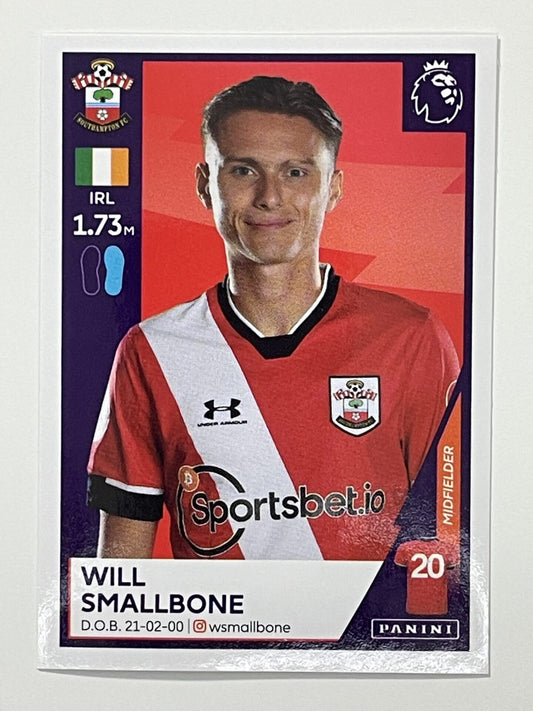 514 Will Smallbone Sticker Southampton Premier League 2021 Football Sticker