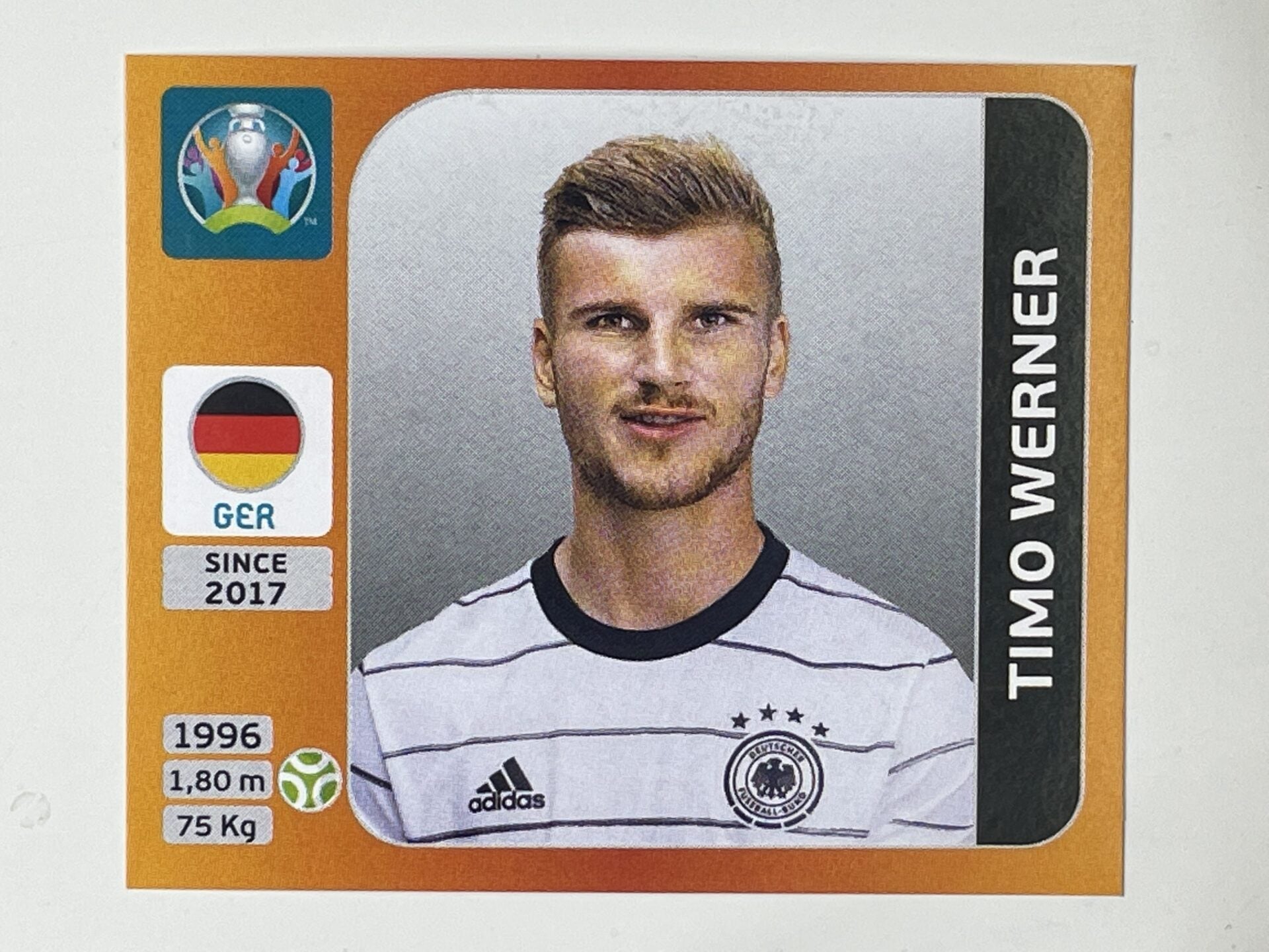 Sticker Timo 624 Timo Werner (Germany) Euro 2020 Stickers – Solve Collectibles