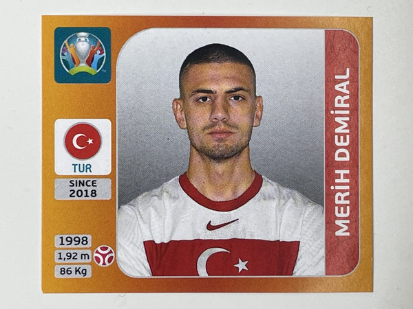 070 Merih Demiral (Turkey) Euro 2020 Stickers – Solve Collectibles