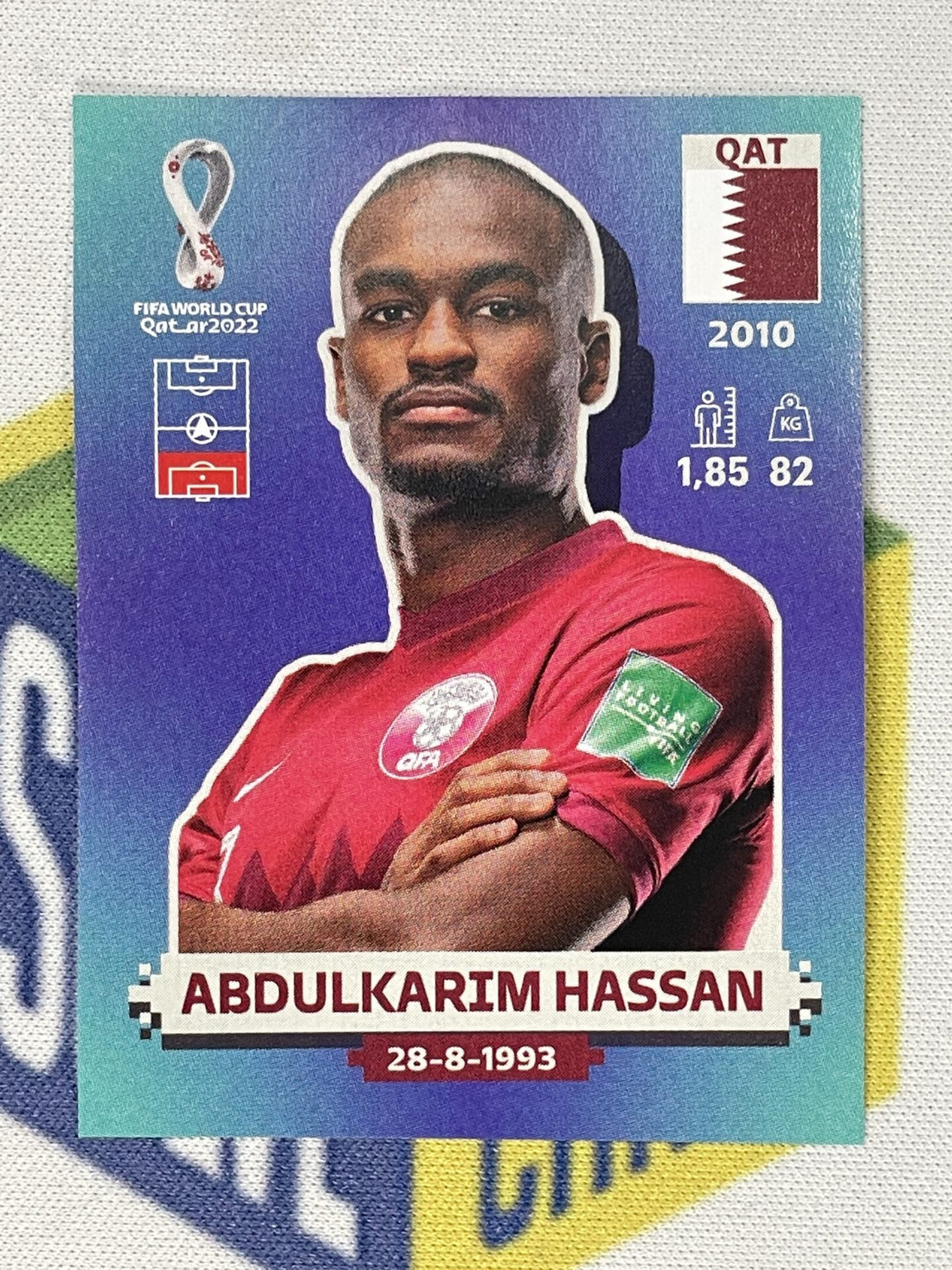 QAT7 Abdulkarim Hassan (Qatar) Panini World Cup 2022 Sticker – Solve ...