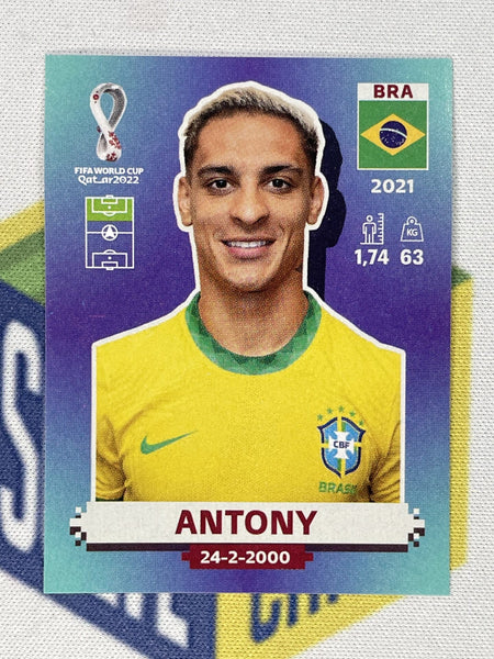 2022 カタールW杯カード アントニー ブラジル代表 Antony-Brazil-Panini-World-Cup