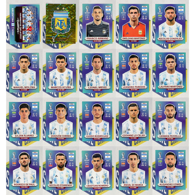 Panini box Panini World Cup Story par boîte 50 pochettes Panini box Panini World Cup Story par boîte 50 pochettes