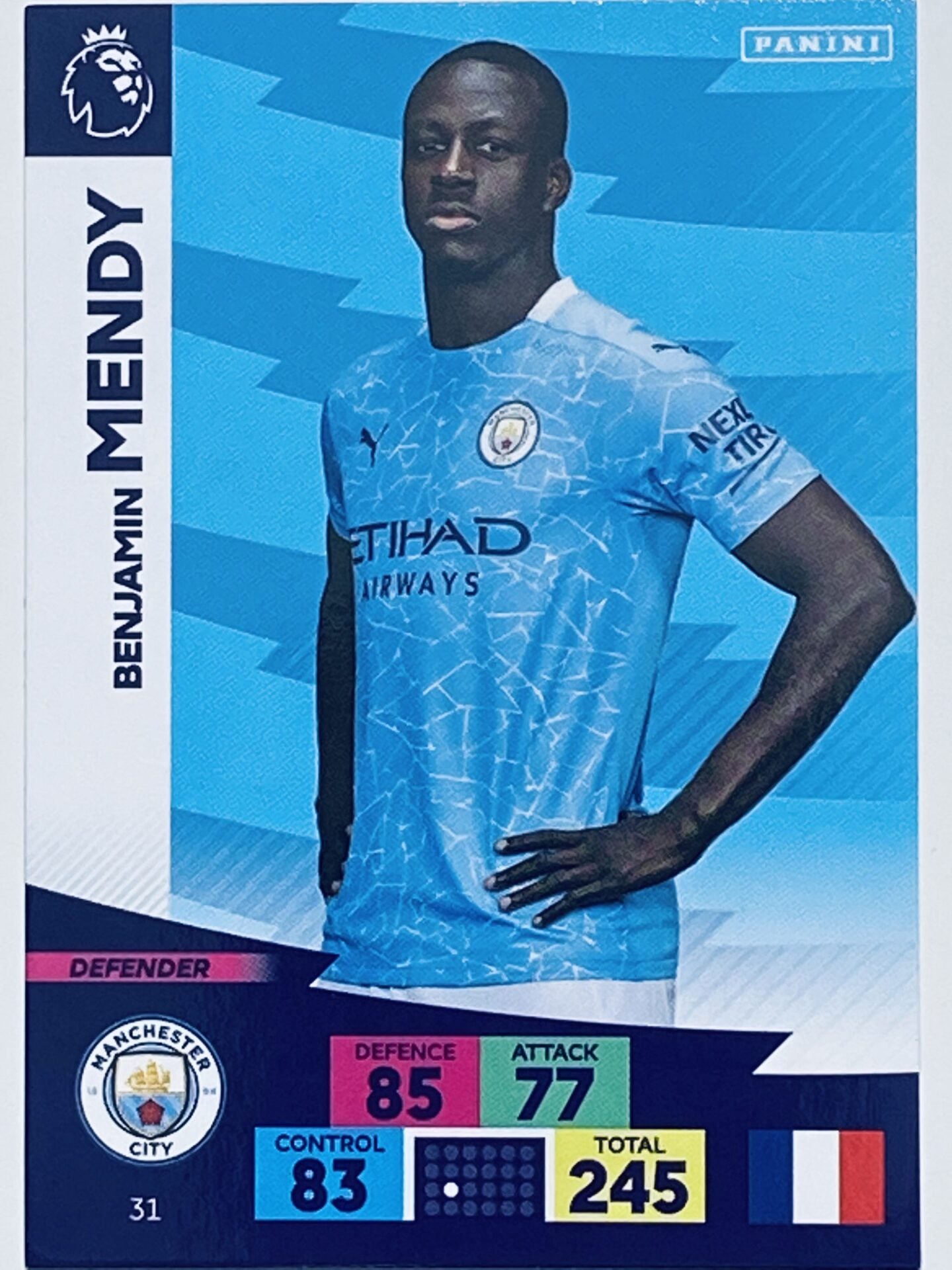 Benjamin Mendy (Manchester City) – Premier League Adrenalyn XL 2020:21