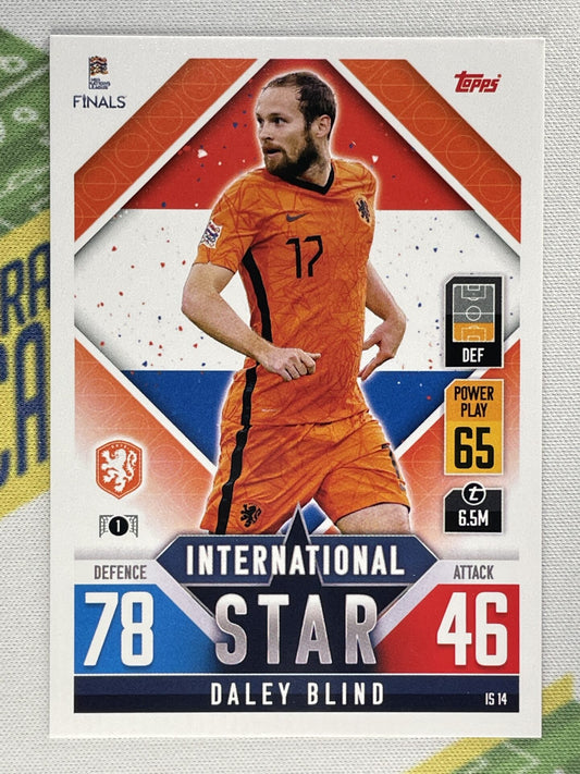 Daley Blind Netherlands Topps Match Attax 101 Road to Nations League 2022 Card