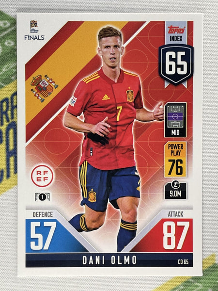 CD 065 Dani Olmo Spain Topps Match Attax 101 Road to Nations