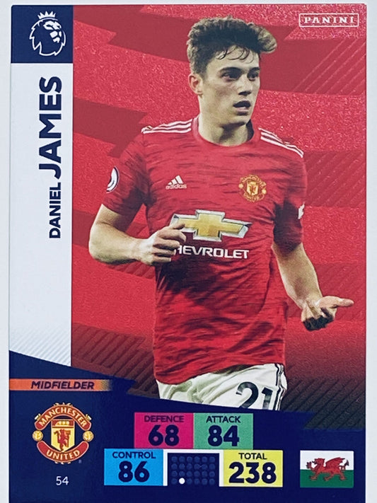 Daniel James (Manchester United) Football Card – Premier League Adrenalyn XL 2020:21