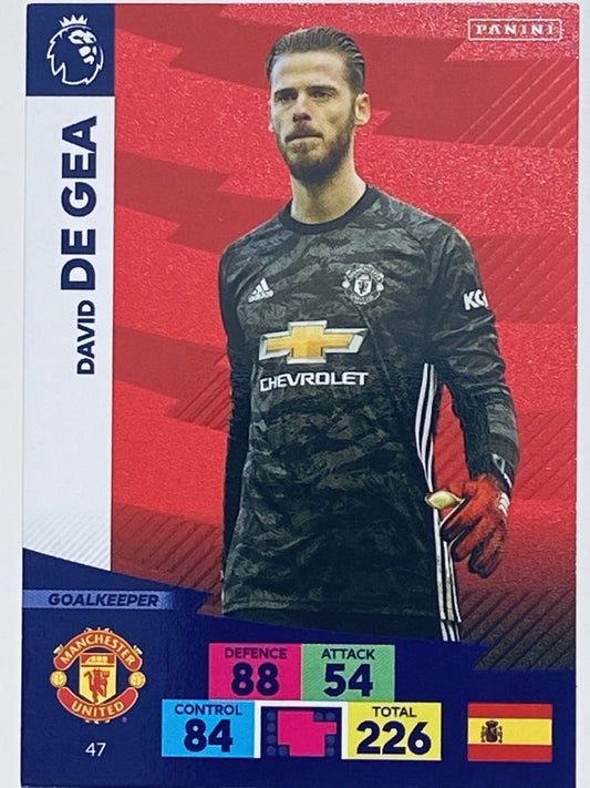 David De Gea (Manchester United) Football Card – Premier League Adrenalyn XL 2020:21