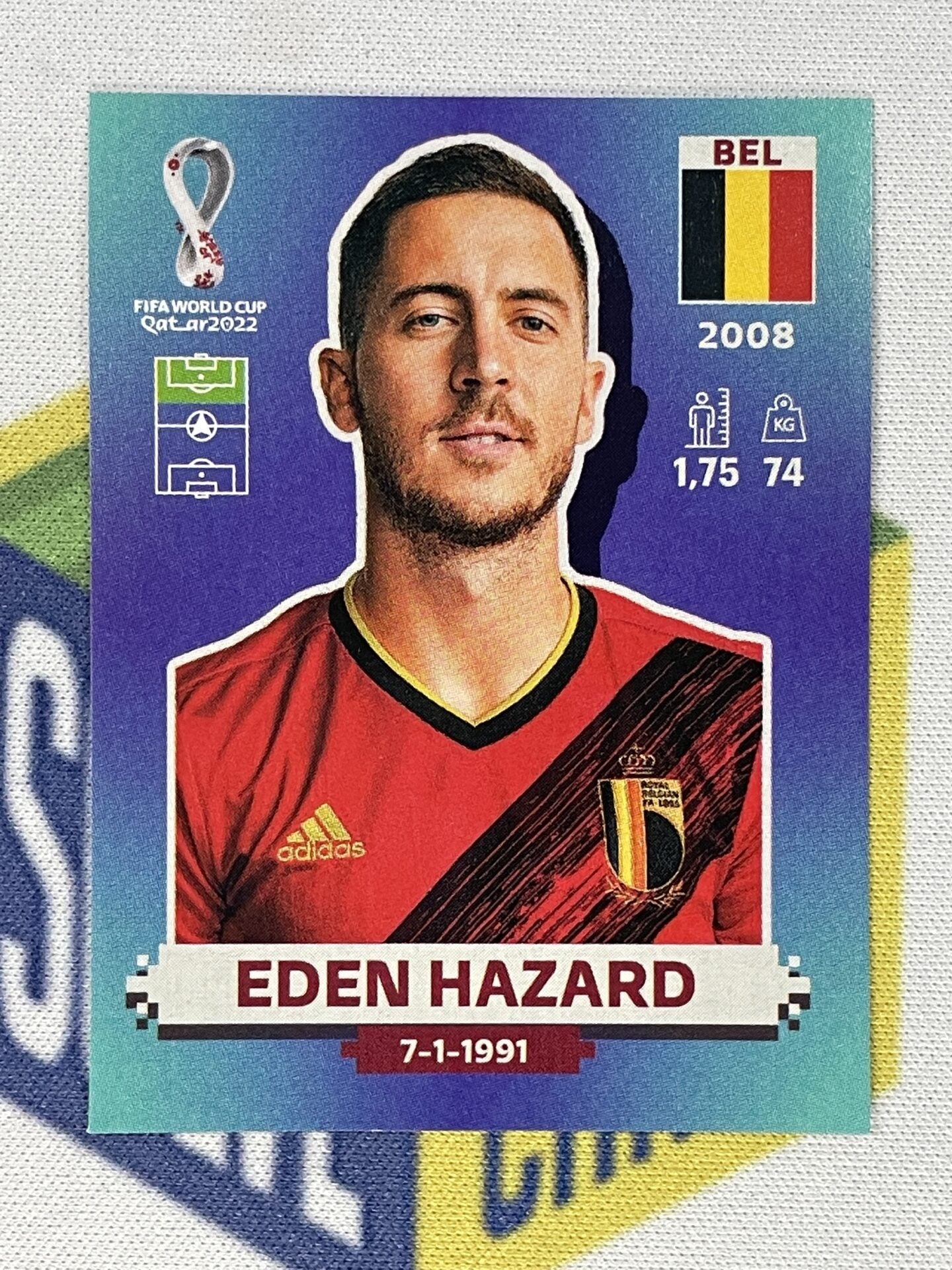 EDEN HAZARD LIMITED Edition Belgium Carte Panini Adrenalyn Foot Russia 2018 EUR 4,90 - FR EDEN HAZARD LIMITED Edition Belgium Carte Panini Adrenalyn Foot Russia 2018 EUR 4,90 - FR