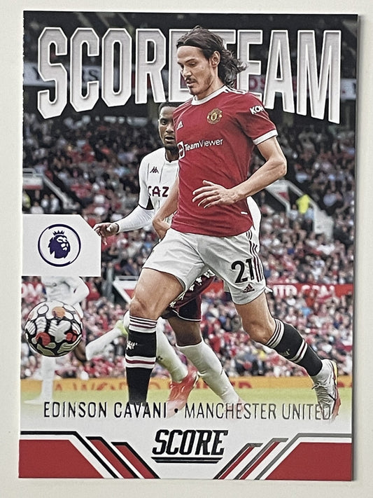 Edinson Cavani Manchester United Score Team Panini Premier League Score 2021 2022