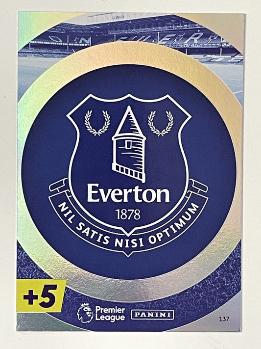 Everton Club Badge Panini Adrenalyn XL PLUS Premier League 2021 2022