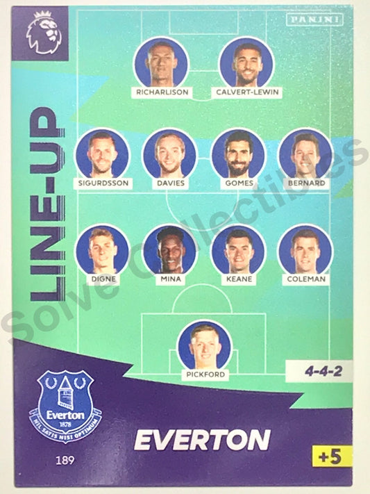 Everton Line-Up Football Sticker – Premier League Adrenalyn XL 2020:21