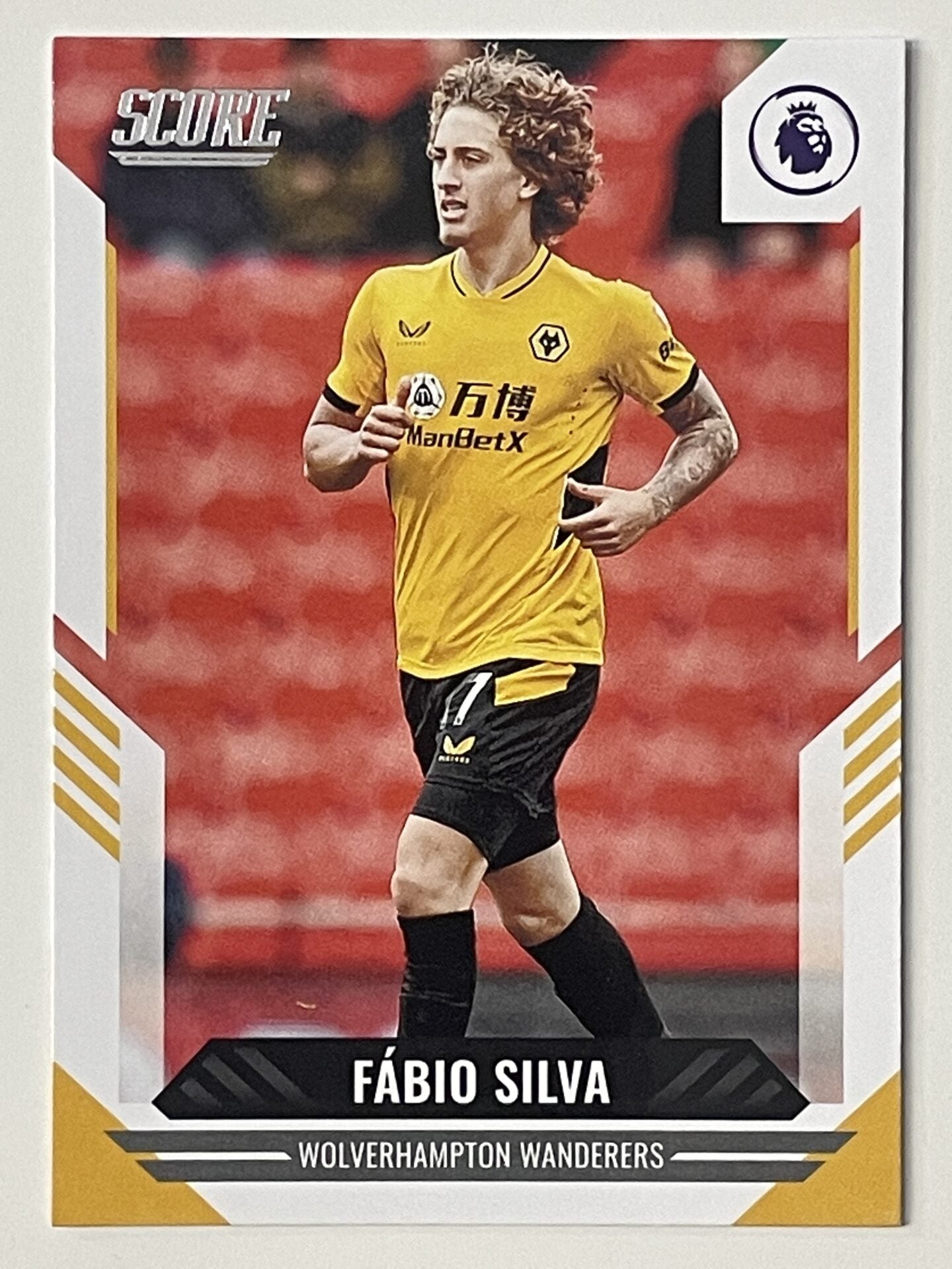 Panini Wolves Base 088 Fabio Silva Wolves Panini Premier League Score 2021/22 – Solve ...