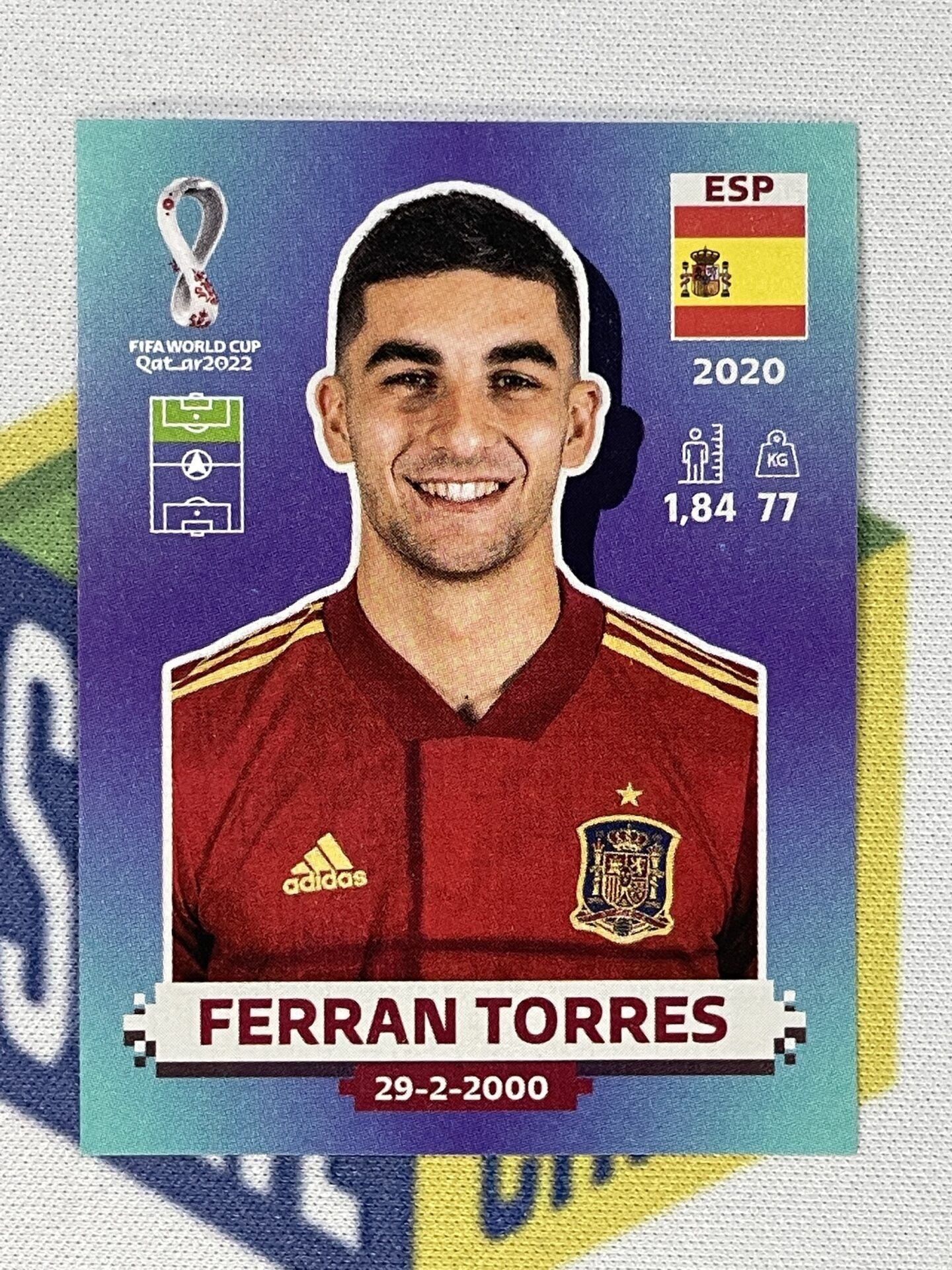 ESP18 Ferran Torres (Spain) Panini World Cup 2022 Sticker – Solve ...