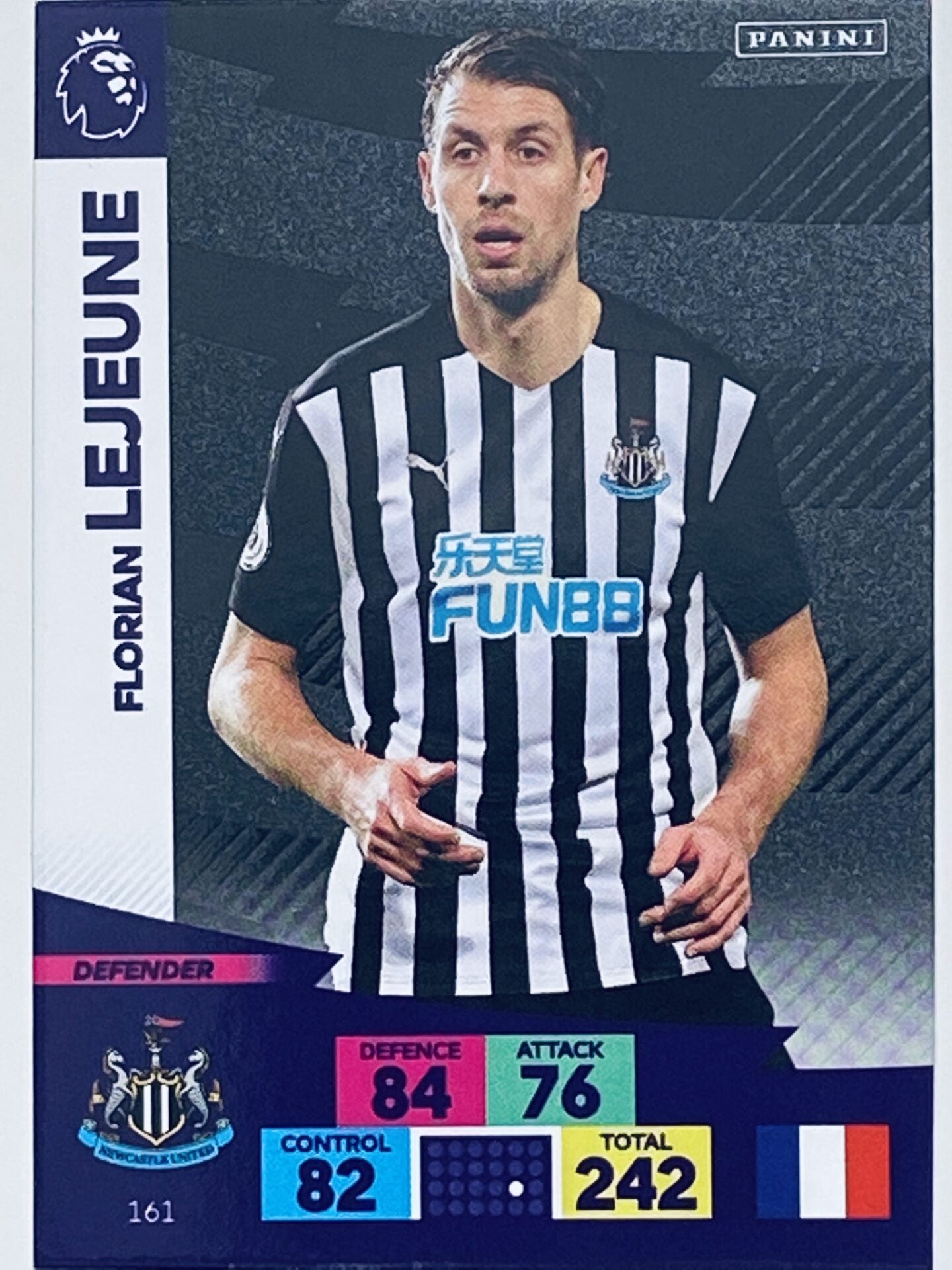 161 Forian Lejeune (Newcastle United) Premier League Adrenalyn XL 2020 ...