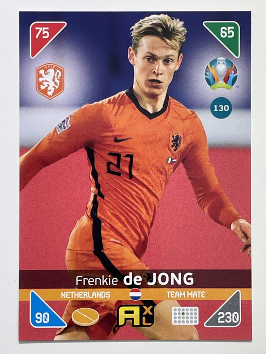Frenkie De Jong Team Mates (Netherlands) Football Cards – Euro 2020 Adrenalyn XL