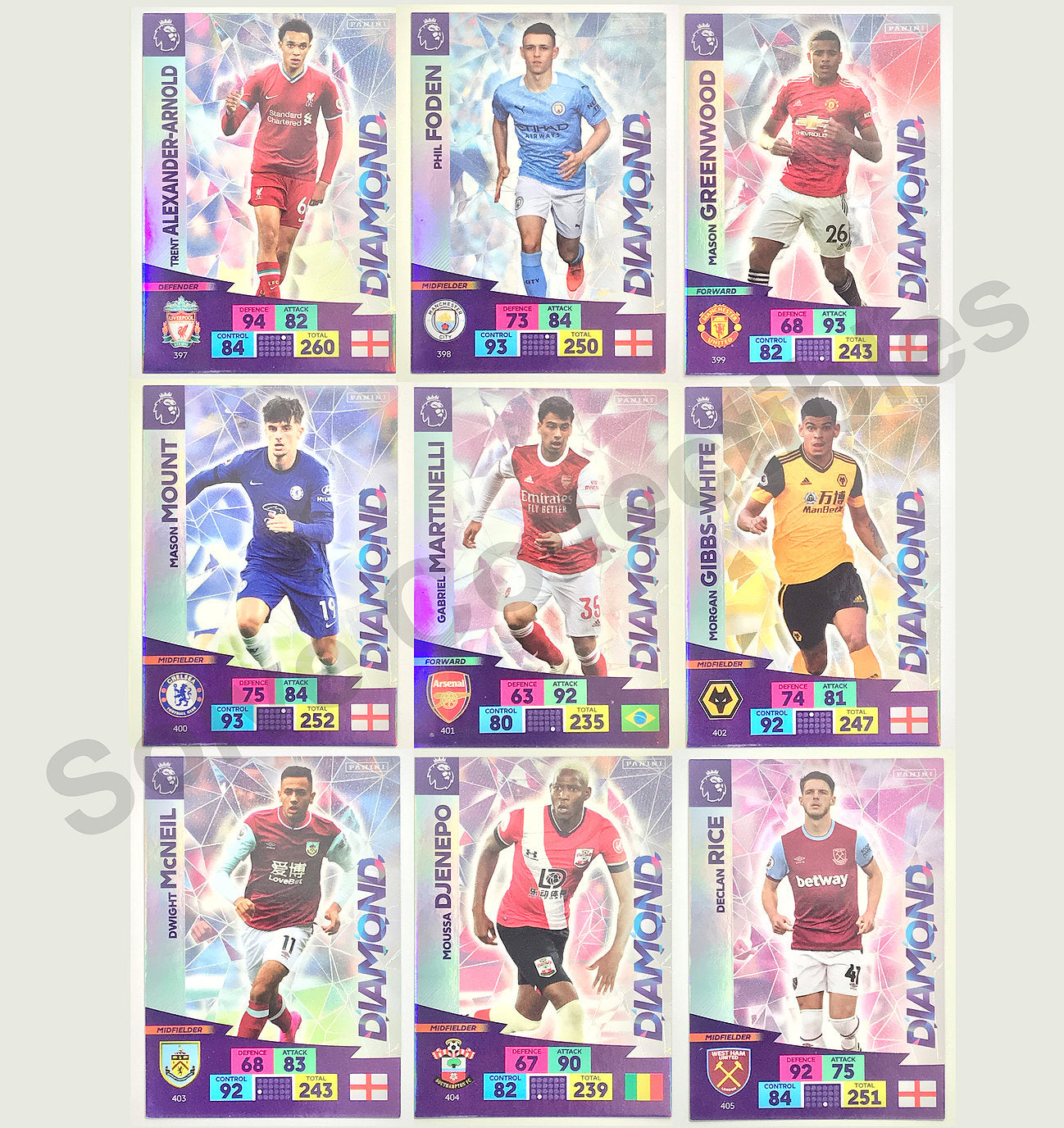 Full Set of Diamond Cards