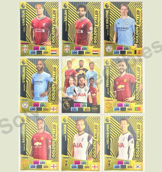 Full Set of Golden Ballers + Invincible card Football