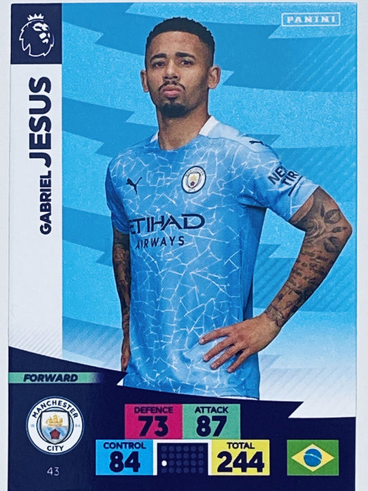 Gabriel Jesus (Manchester City) – Premier League Adrenalyn XL 2020:21