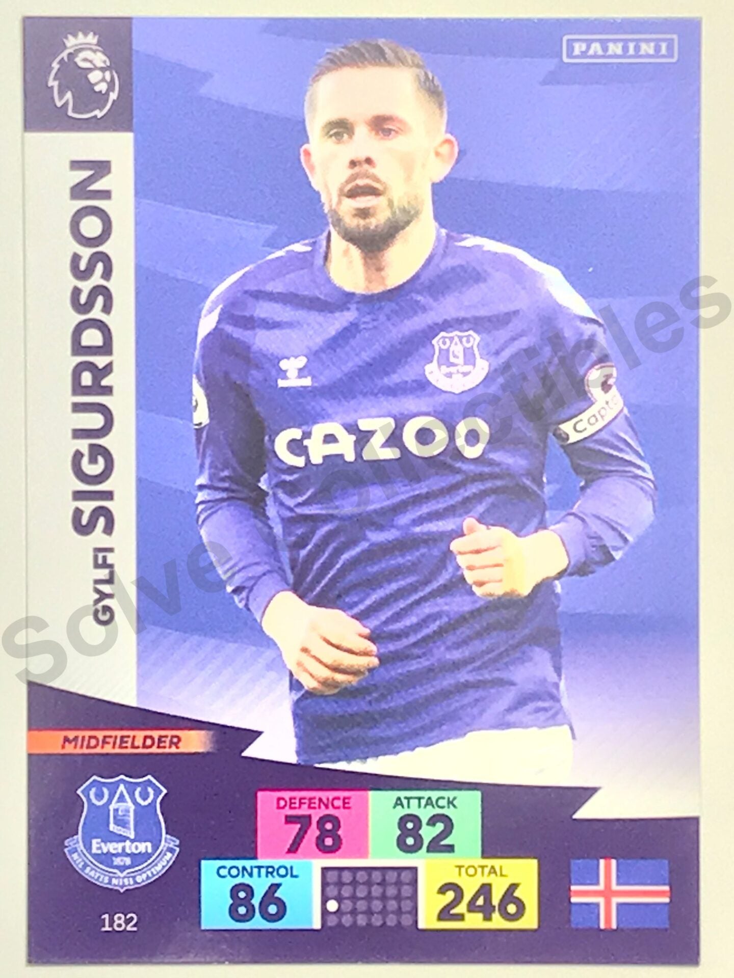 Gylfi Sigurdsson (Everton) Football Sticker – Premier League Adrenalyn XL 2020:21