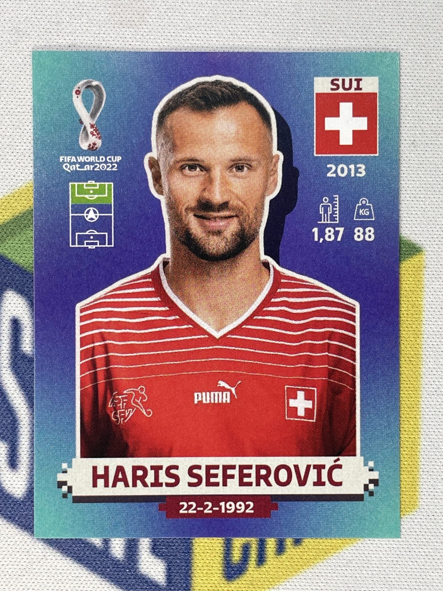 SUI19 Haris Seferović (Switzerland) Panini World Cup 2022 Sticker ...