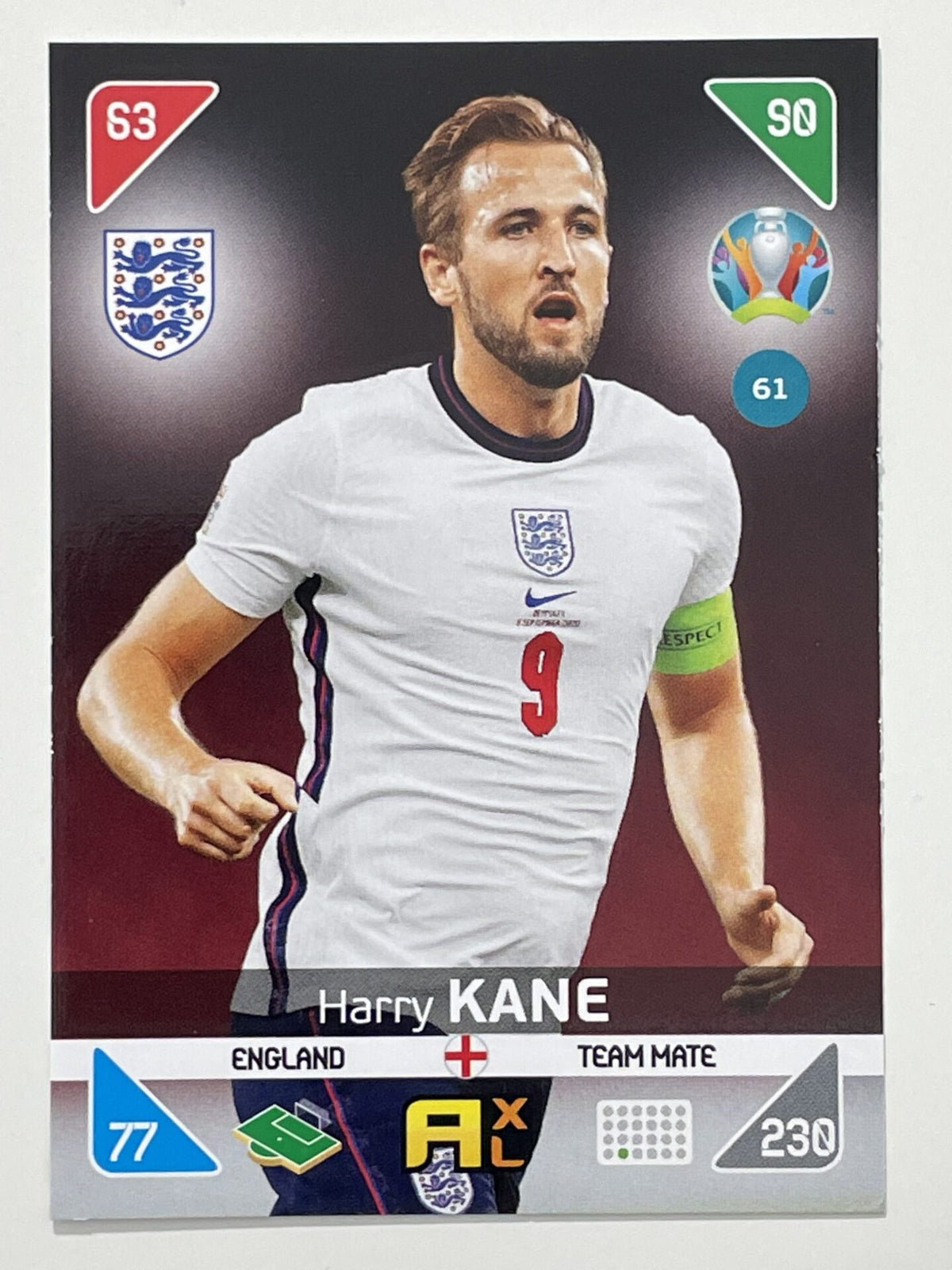 Kane Card 061 Harry Kane Team Mates (England) Euro Adrenalyn XL 2020 – Solve ...