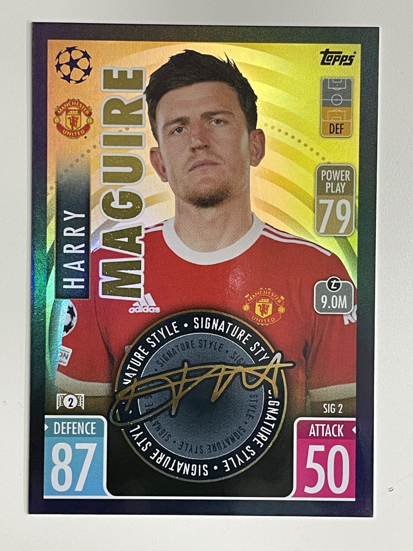Photo Autographe Signée Harry Maguire A4 - Cadeau Foot Pour Fans Et Supporters Photo Autographe Signée Harry Maguire A4 - Cadeau Foot Pour Fans Et Supporters