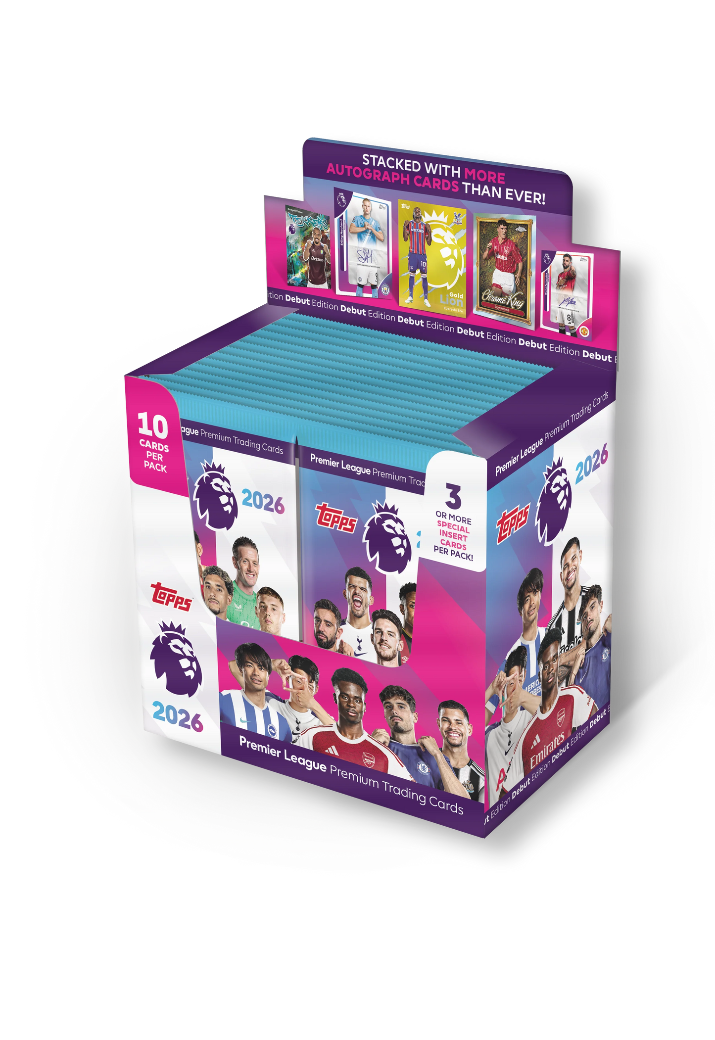 Topps Premier League 2026 Full Box – 28 Packs