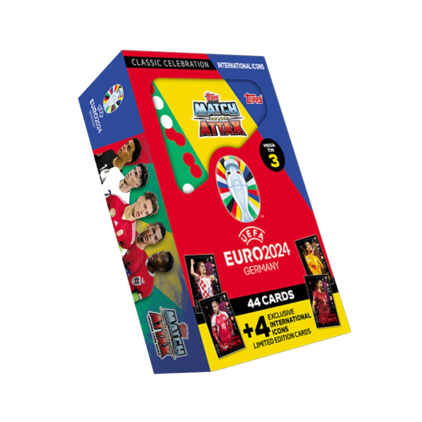 International Icons Mega Tin Topps EURO 2024 Match Attax Euro 2024 Collection