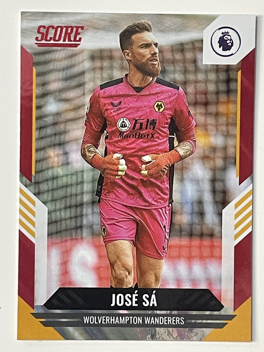 Panini Wolves Base Red Lava Parallel 081 Jose Sa Wolves Panini Premier League Score ...