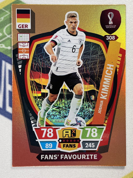 308 Joshua Kimmich Germany Fans Favourites Panini World Cup 2022