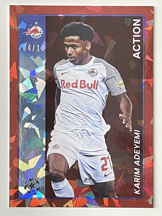 Karim Adeyemi FC Salzburg Action Parallel 04:10 Topps Merlin Heritage 97 UEFA Champions League Card