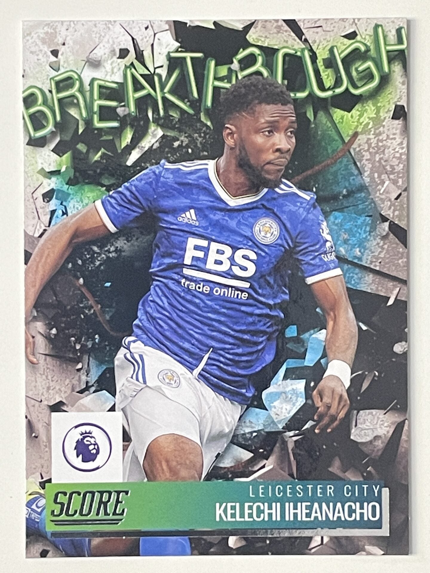 Kelechi Iheanacho Leicester City Breakthrough Panini Premier League Score 2021 2022
