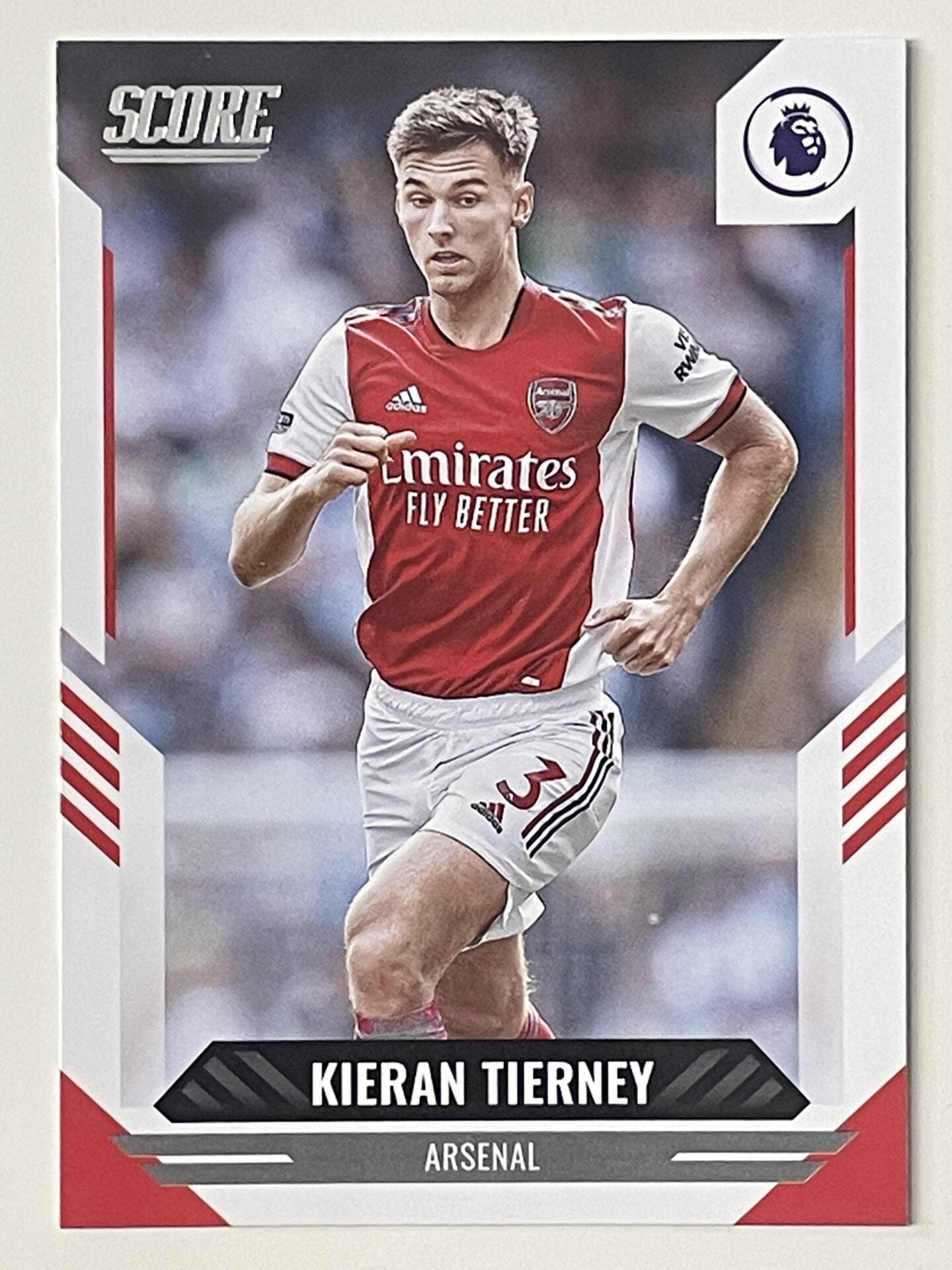 Kieran Tierney Arsenal Base Panini Premier League Score 2021 2022