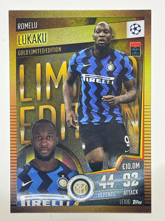 LE10G. Romelu Lukaku (FC Internazionale Milano) Football Card – Match Attax 101 2021 Card
