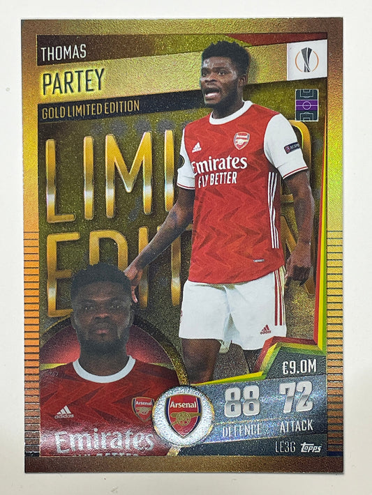 LE3G. Thomas Partey (Arsenal) Football Card – Match Attax 101 2021 Card