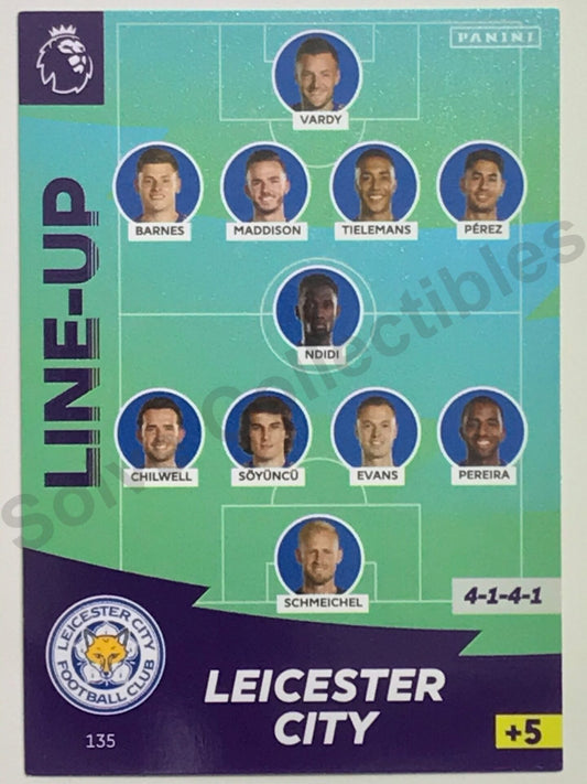 Leicester City Lineup Football Card – Premier League Adrenalyn XL 2020:21